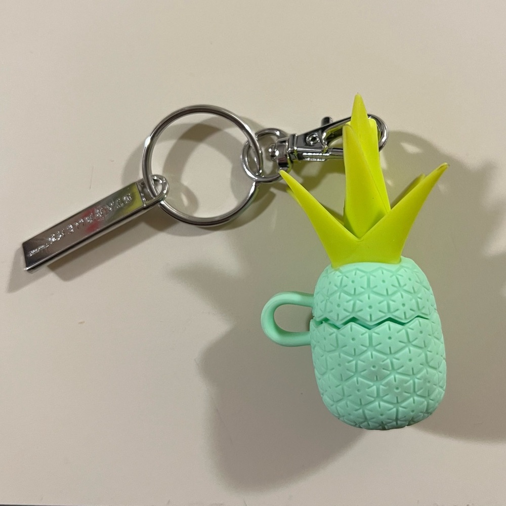 Starbucks Pineapple Hot Cup Lid Stopper Keychain